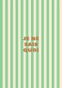 je ne sais quoi Poster Plakat / 30x40cm
