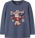 Name It Genser   NmmVux   Vintage Indigo/Bulldogs   Name It   5 år (110)   Genser Blå Bordeaux Marineblå
