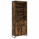  Høye Skap 2 pcs Røyk Eik 60 x 36 x 300 cm Konstruert tre
