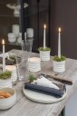 Mette Ditmer Ribbon lyslykt Ø 7 cm 2-pakning Offwhite
