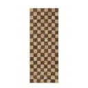 Ferm Living Håndvevd Ullteppe Check 70x180 cm Coffee
