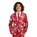 Suitmeister Boys Christmas Red Icons Light Up Dress - Small