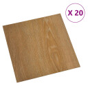  Selvheftende Gulvplanker 30,5 x 30,5 cm 20 pcs PVC tre