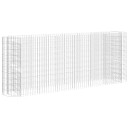 vidaXL Gabion høybed galvanisert jern 260x50x100 cm