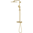 Grohe Rainshower 310 dusjsystem termostat 9,5l børstet Cool Sunrise