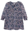 Creamie Kjole   BIG Flower   Indigo Blue   Creamie   1½ år 86   Kjole   Blå