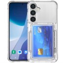 Bakdeksel med kortspor og stativ til Samsung S23 Plus