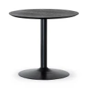 Torkelson Miles Spisebord Trompetfot 80 cm svartbeiset asketre