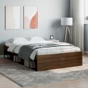 vidaXL Sengeramme brun eik 120x190 cm 8721012158566