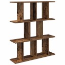 vidaXL Vegghylle Gammelt tre 102 x 20 x 96 cm Konstruert tre