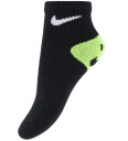 Nike 6Q 6Pk Quarter Sock White 2 4Y