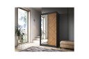 Marrphy Garderobe med Speil 120x220 cm - Brun