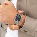 Casio Herreklokke AQ 230A 1DMQYES Collection Sort/Stål 38.8x27.8 mm