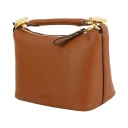 Lauren Ralph Lauren Nappa Leather Mini Blaike Shoulder Bag   Brown   ONE SIZE