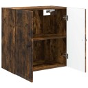 vidaXL Vegghengt skap Røkt Eik 59 x 31 x 60 cm Konstruert tre