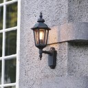 Konstsmide Pallas vegglampe opp E27 svart 518-750