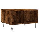 vidaXL Salongbord røkt eik 60x50x36,5 cm konstruert tre