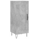 vidaXL Skjenk betonggrå 34,5x34x90 cm konstruert tre