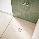 Hansgrohe Raindrain Point Komplett Sluk 150x150mm Børstet Rustfritt Stål