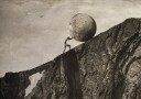 Man"s Uphill Struggle Plakat / 21x30