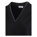 Brunello Cucinelli Dame Topper Svart M,