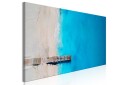 Tavle Sea And Wooden Bridge 1 Part Narrow Blue 120X40 Artgeist sp. z o. o.
