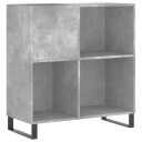  Hifi benk betonggrå 84,5x38x89 cm konstruert tre