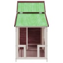 Vidaxl Hundekennel Mocca 143X60.5X109 cm Heltre Furu