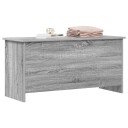 vidaXL Oppbevaringskiste Grå Sonoma 100 x 40 x 50 cm Konstruert tre