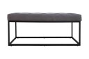 Brigite Benk 100x35x47 cm Grå  