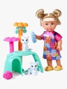 Evi Love Lekesett Dukke Med Katter 12 cm
