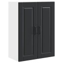  Kjøkkenskap med hylle Svart 60 x 31 x 80 cm Konstruert tre