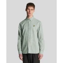 Lyle & Scott - Skjorte Linen Oxford Shirt - Grønn