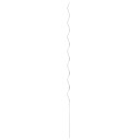 vidaXL Spiralplantestøtter 5 stk 170 cm galvanisert stål