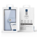 Dux Ducis Lawa Lommebokdeksel til Samsung Galaxy S25+ - Magnetisk, Lær, Babyblå