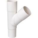 Plastmo Grenrør 45gr 75/75mm hvit