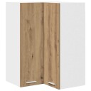 Hengende skap Riga Artisan eik og hvit 57 x 57 x 80 cm