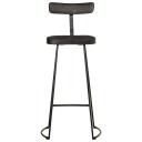  Barkrakker 2 stk svart 49x43x103 cm heltre mango