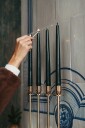 Hilke Collection Herregårdslys 6 pk Mørkegrønn Glans