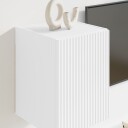  TV Veggskap 2 pcs Hvit 30 x 31 x 40 cm Konstruert tre