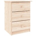 vidaXL Nattbord ALTA 41x35x55 cm heltre furu