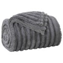 vidaXL Kastteppe Mørkegrå 200 x 150 cm Fleece