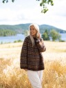 Veronica Løken Design Blome Genser Påfugl in Paris Brun 523V-04g