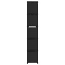 vidaXL Displayhylle med 15 kuber svart 103x30x175,5 cm stoff