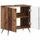 vidaXL Baderomsvaskeskap BREDA Gammelt tre 59,5 x 31,5 x 59 cm