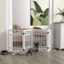 Northio Sammenleggbar Hundeport 4 Deler 183X61 cm