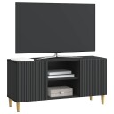  TV skap Svart 102 x 34,5 x 50 cm Konstruert tre