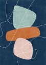 Balanced Organic Shapes Plakat / 100x150