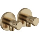 Damixa Stopventil 1/2 X 3/8" Nippel 2 Stk. Borstet Bronse Bronze