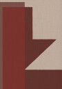 Red Geometric Composition Plakat Plakat / 40x50cm